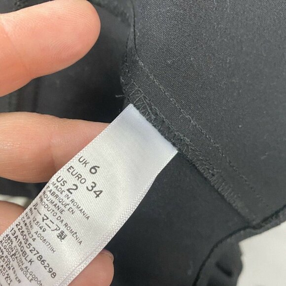 NWT Topshop Peplum Top Zipper Opens Fully Exposed Back - Picture 8 of 8